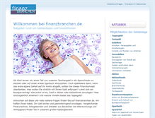 Tablet Screenshot of finanzbranchen.de